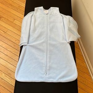 Blue Baby Micro Fleece Swaddle